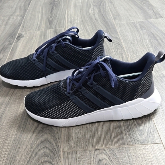 adidas Other - ADIDAS Mens Ortholite Float Cloudfoam Racer Black Running Shoes Size 12